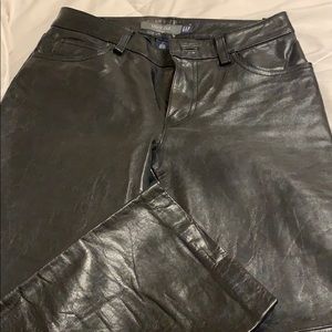 GAP leather pants